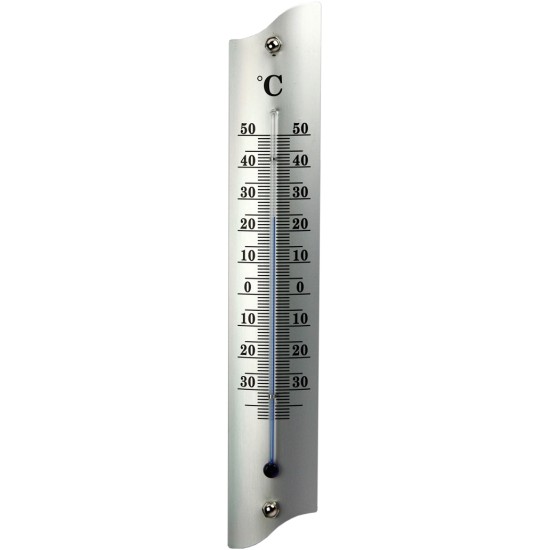 Thermometer metaal 22cm Thermometer metaal 22cm