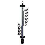 Buitenthermometer 65cm zwart