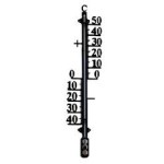 Buitenthermometer 65cm zwart