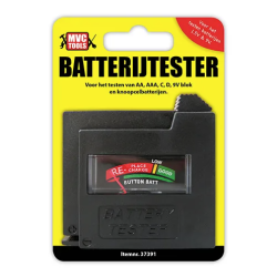 Batterij tester AAA/AA/C/D/9V+KN