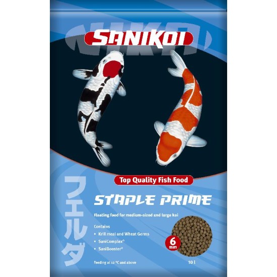 Vijvervisvoer SaniKoi Staple Prime 6mm 10 liter