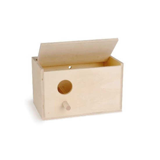 Houten broedkast gat links 24,5cm