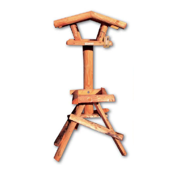 Voederhuis Leeuwerik bruin leislag groen