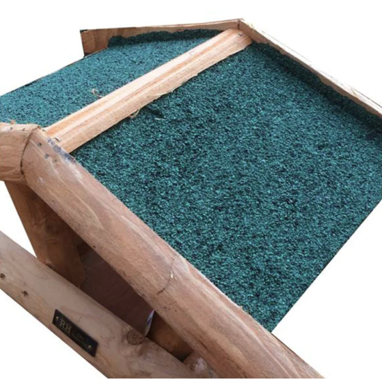 Voederhuis Leeuwerik bruin leislag groen