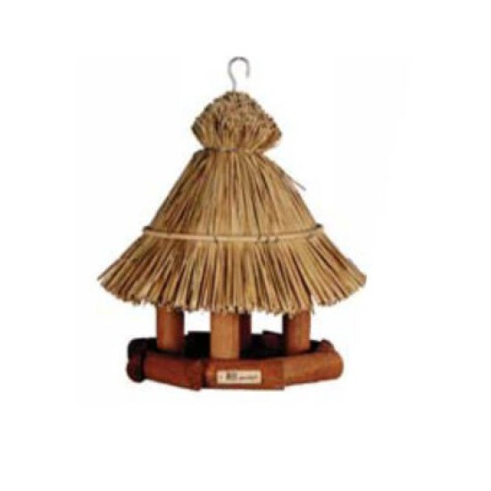 Voederhuis rond klein