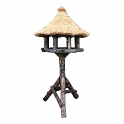 Voederhuis Struis groot zwart riet