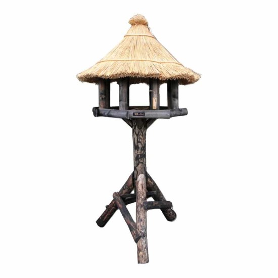 Voederhuis Struis groot zwart riet