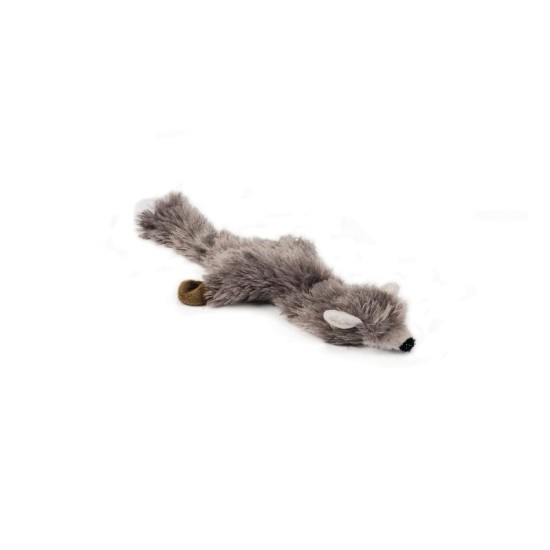 Beeztees pluche vos grijs 30cm