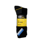 Sok Stappyellow Light All-round zwart 2 paar Sok Stappyellow Light All-round zwart 2 paar