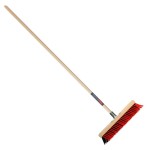 X-Bezem buiten rood 40cm met steel