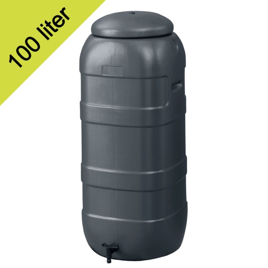 Regenton Mini Rainsaver 100 liter antraciet Regenton Mini Rainsaver 100 liter antraciet