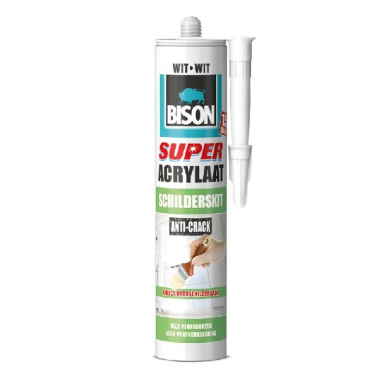 Bison super acrylaat schilderskit anti-crack 300ml
