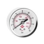 Manometer voor compressor