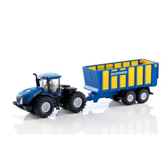 Siku New Holland T9.560 met silagewagen