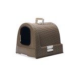 Kattenbak Curver mokka