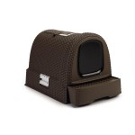 Kattenbak Curver mokka