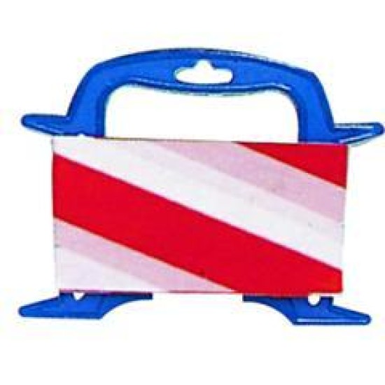 Afzetlint rood/wit 8cm 50m
