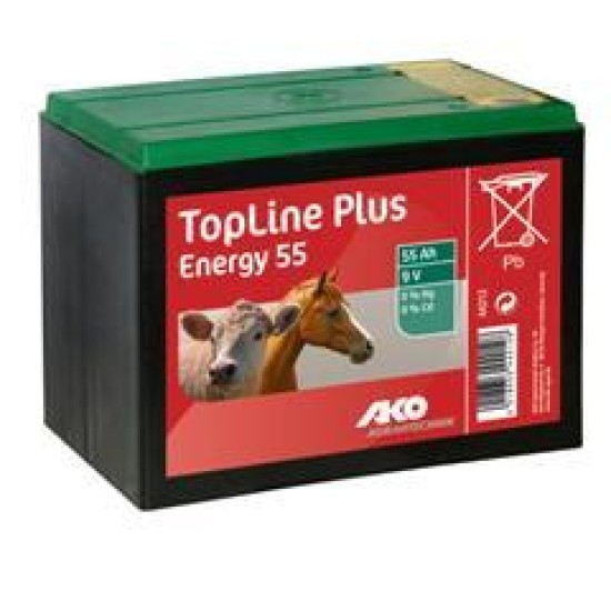 AKO Batterij vierkant 9 volt 55 amp
