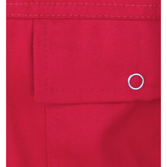 Kinderoverall Nicky rood