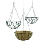 Hangmand incl ketting 40cm groen metaaldraad Hangmand incl ketting 40cm groen metaaldraad