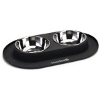 Dinerset siliconen RVS antraciet 40x24