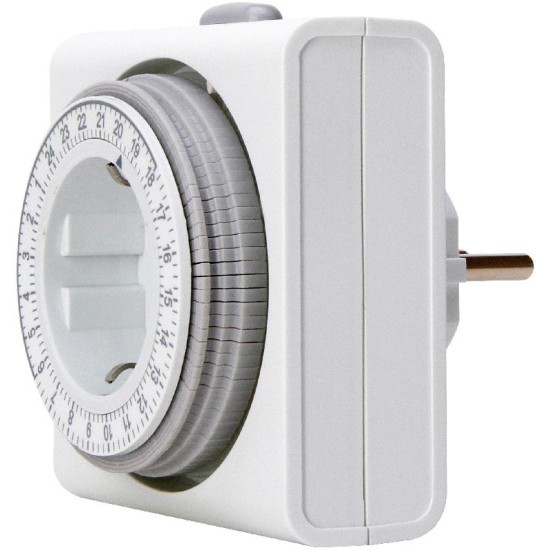 Tijdschakelklok vierkant mechanisch Kopp