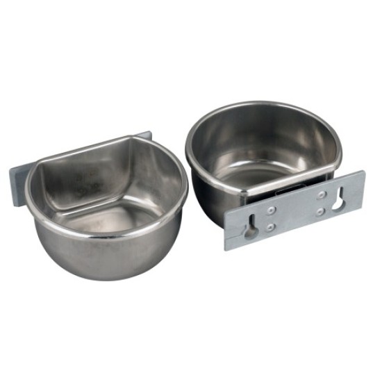 Voer-/drinkbakje kuiken RVS 400ML