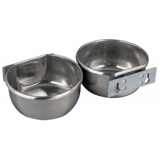 Voer-/drinkbakje kuiken RVS 850ML