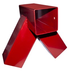 Schommelbalk Hoekverbinding vierkant 91mm