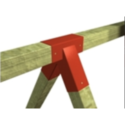 Schommelbalk Hoekverbinding vierkant 91mm