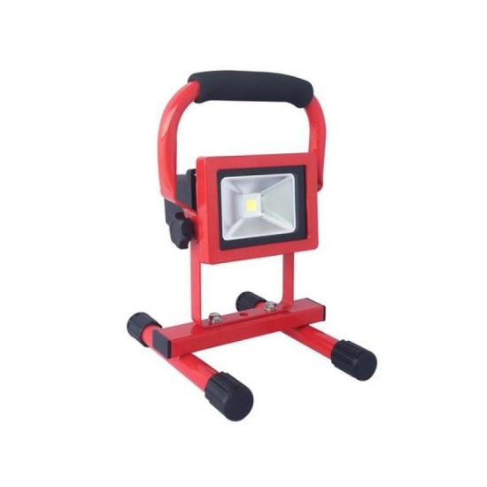 Straler LED oplaadbaar 10W 4000K 700L rood NOVA