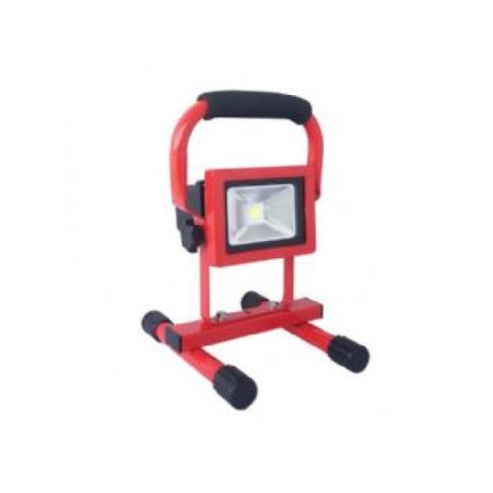 Straler LED oplaadbaar 10W 4000K 700L rood NOVA
