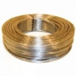 Ovaalsnoer  2X0.75 goud