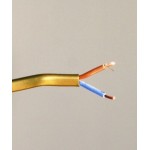 Ovaalsnoer  2X0.75 goud