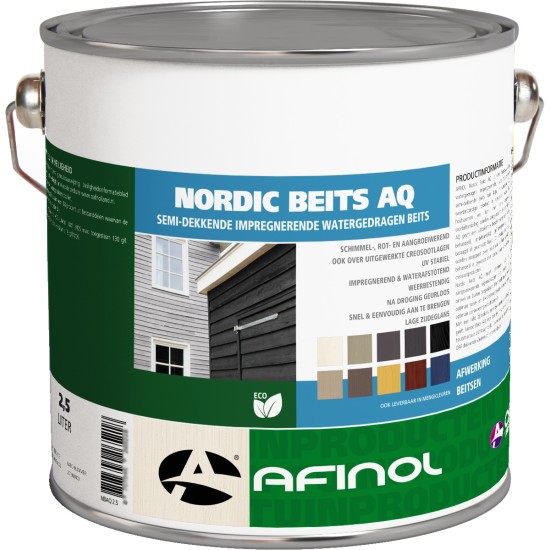 OAF Nordic beits AQ diepzwart 2,5 liter
