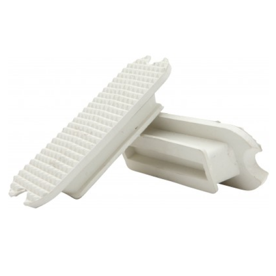 Beugelblokjes recht voor Fillis beugels wit 11cm