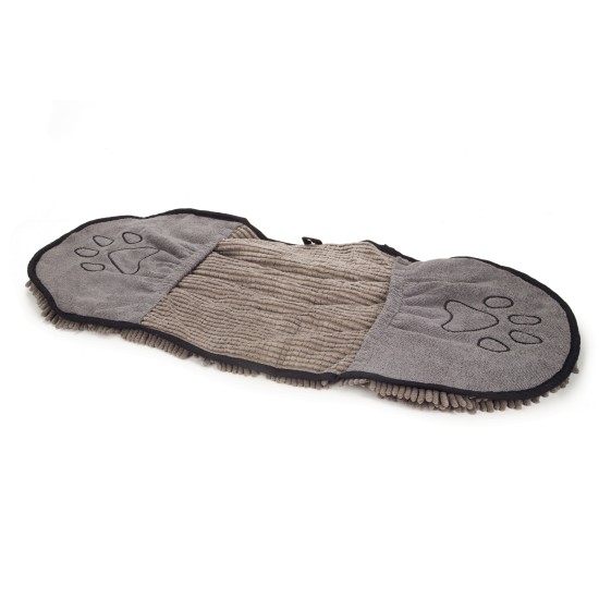 Dirty Dog handdoek Shammy grijs 80x35 Dirty Dog handdoek Shammy grijs 80x35