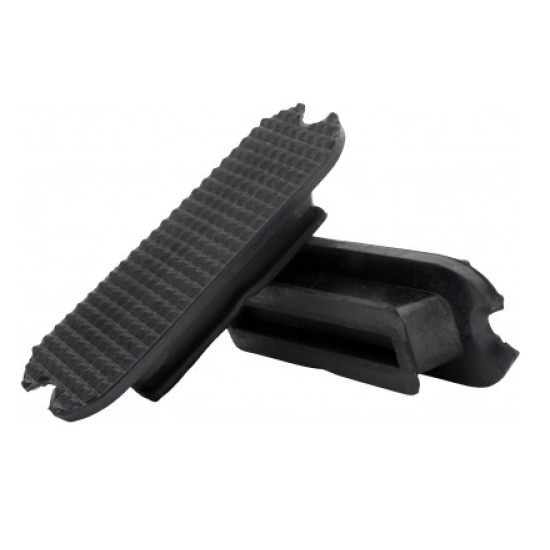 Beugelblokjes recht voor Fillis beugels zwart 12cm