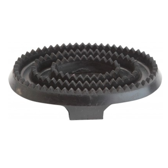 Rosborstel rubber zwart 12,5cm