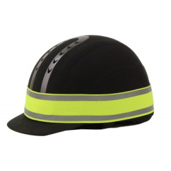Helm band fluo reflectie geel