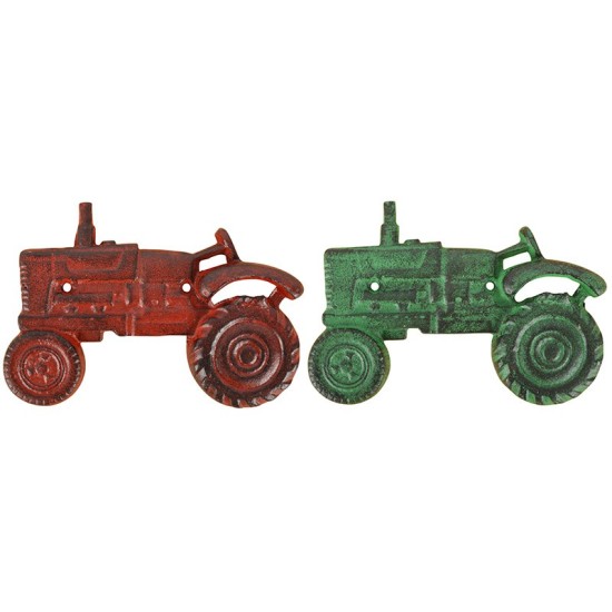 Flessenopener tractor groen of rood Flessenopener tractor groen of rood