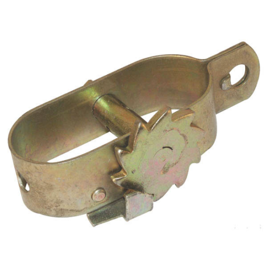 Draadspanner gebichromateerd 120mm nr. 4 + tandrad