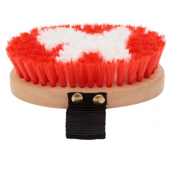 Borstel hout zacht pony rood