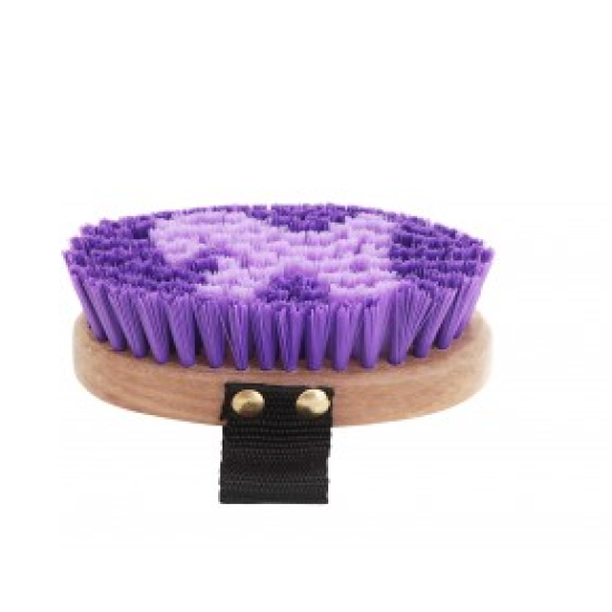 Borstel hout zacht pony paars