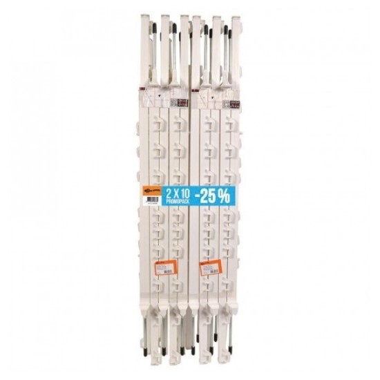 Duopack Vario afrasteringspaal 2stuks